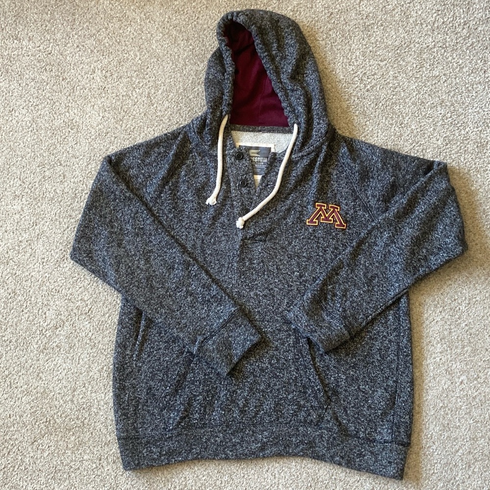 Minnesota Golden Gopher Hoodie Adult Size Medium Worn Once!